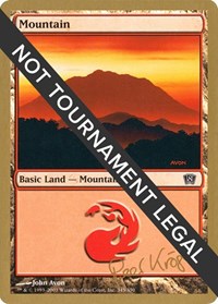 Mountain (345) - 2003 Peer Kroger (8ED), World Championship Decks