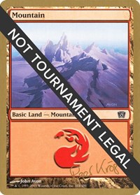 Mountain (344) - 2003 Peer Kroger (8ED), World Championship Decks