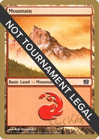 Mountain (346) - 2003 Peer Kroger (8ED), World Championship Decks