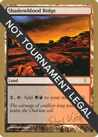 Shadowblood Ridge - 2003 Peer Kroger (ODY), World Championship Decks