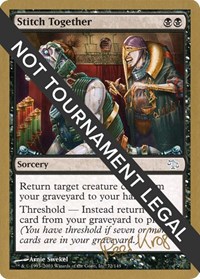 Stitch Together - 2003 Peer Kroger (JUD), World Championship Decks