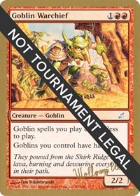 Goblin Warchief - 2003 Wolfgang Eder (SCG), World Championship Decks