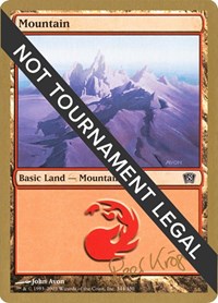 Mountain (344) - 2003 Wolfgang Eder (8ED), World Championship Decks