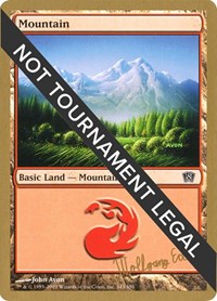 Mountain (343) - 2003 Wolfgang Eder (8ED), World Championship Decks