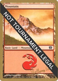 Mountain (346) - 2003 Wolfgang Eder (8ED), World Championship Decks