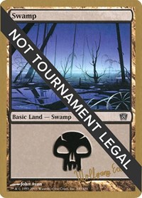 Swamp (340) - 2003 Wolfgang Eder (8ED), World Championship Decks