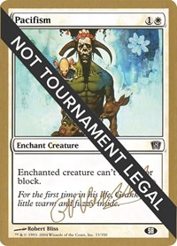 Pacifism - 2004 Gabriel Nassif (8ED) (SB), World Championship Decks