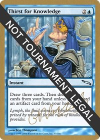 Thirst for Knowledge - 2004 Gabriel Nassif (MRD), World Championship Decks