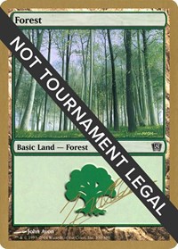 Forest (350) - 2004 Julien Nuijten (8ED), World Championship Decks