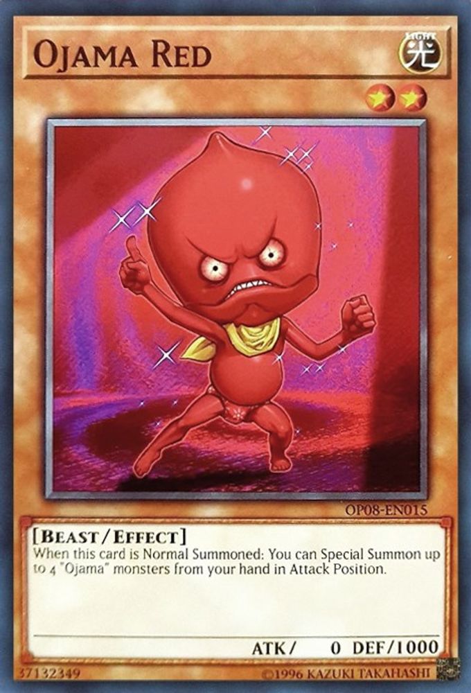 Ojama Red, Unlimited, front