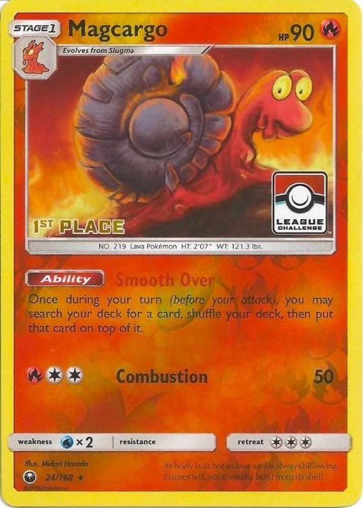Magcargo - 24/168 (League Challenge) [1st Place]