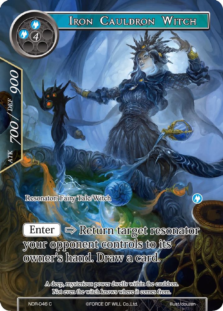 Iron Cauldron Witch (Full Art), Foil, front