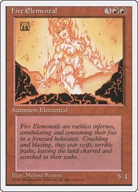Fire Elemental, Fourth Edition