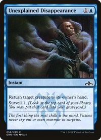 Unexplained Disappearance, Guilds of Ravnica