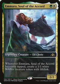 Emmara, Soul of the Accord, Game Day & Store Championship Promos