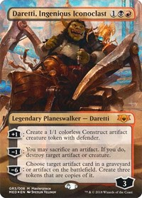 Daretti, Ingenious Iconoclast, Mythic Edition: Guilds of Ravnica