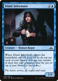 Dimir Informant, Guilds of Ravnica