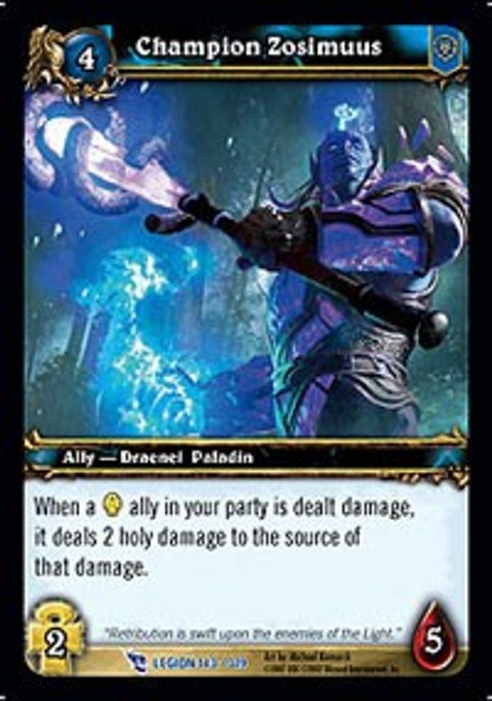Champion Zosimuus, Standard, front