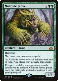 Nullhide Ferox, Guilds of Ravnica