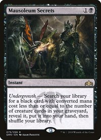 Mausoleum Secrets, Guilds of Ravnica