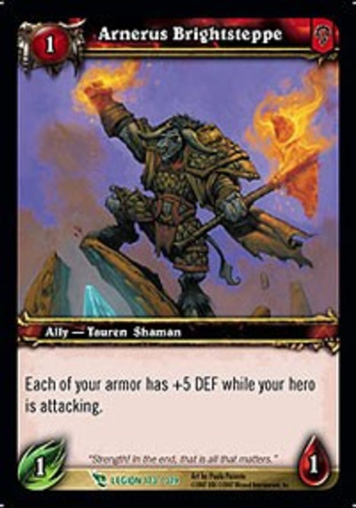 Arnerus Brightsteppe, Standard, front
