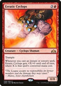 Erratic Cyclops, Guilds of Ravnica