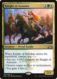 Knight of Autumn, Guilds of Ravnica