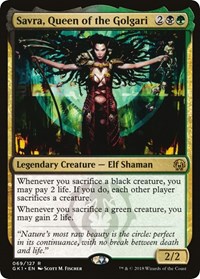 Savra, Queen of the Golgari, Guilds of Ravnica: Guild Kits