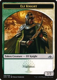 Elf Knight Token, Guilds of Ravnica