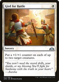 Gird for Battle, Guilds of Ravnica