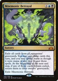 Mnemonic Betrayal, Guilds of Ravnica