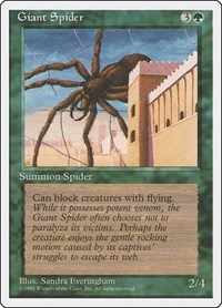 Giant Spider, Fourth Edition