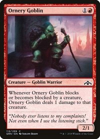 Ornery Goblin, Guilds of Ravnica