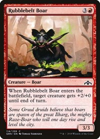 Rubblebelt Boar, Guilds of Ravnica