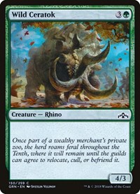 Wild Ceratok, Guilds of Ravnica