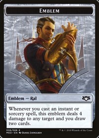 Emblem - Ral, Izzet Viceroy, Mythic Edition: Guilds of Ravnica