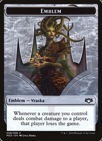 Emblem - Vraska, Golgari Queen, Mythic Edition: Guilds of Ravnica