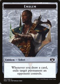 Emblem - Teferi, Hero of Dominaria, Mythic Edition: Guilds of Ravnica
