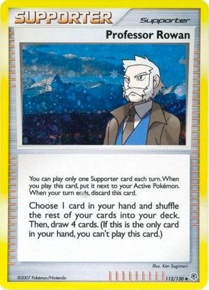 Professor Rowan - 112/130 (Cosmos Holo)