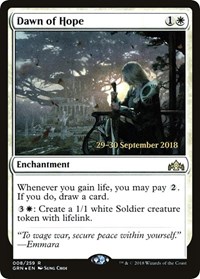 Dawn of Hope, Prerelease Cards