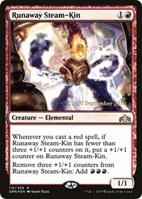 Runaway Steam-Kin, Prerelease Cards