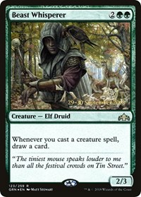 Beast Whisperer, Prerelease Cards