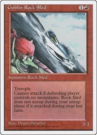 Goblin Rock Sled, Fourth Edition
