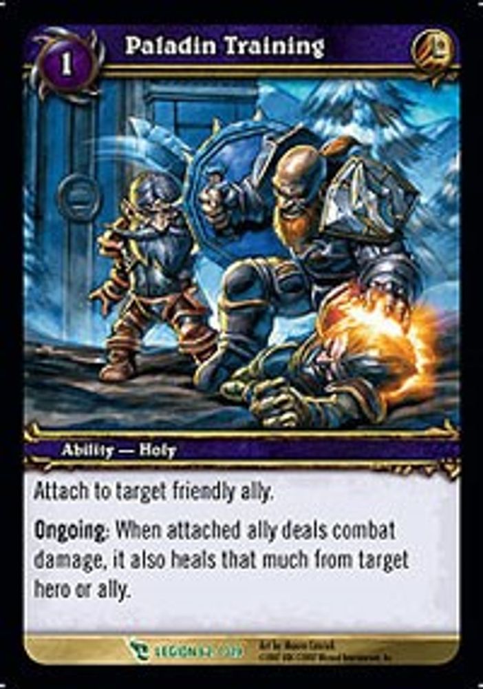 Paladin Training, Standard, front