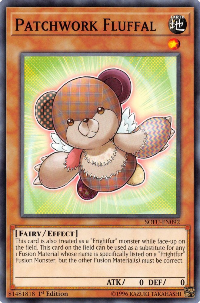 Patchwork Fluffal, 1st-edition, front