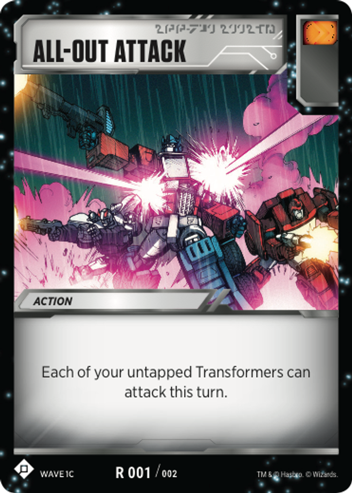 All-Out Attack (SDCC 2018 Exclusive), Standard, front