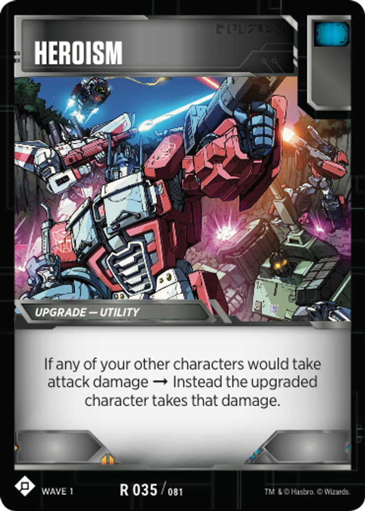 Heroism, Standard, front