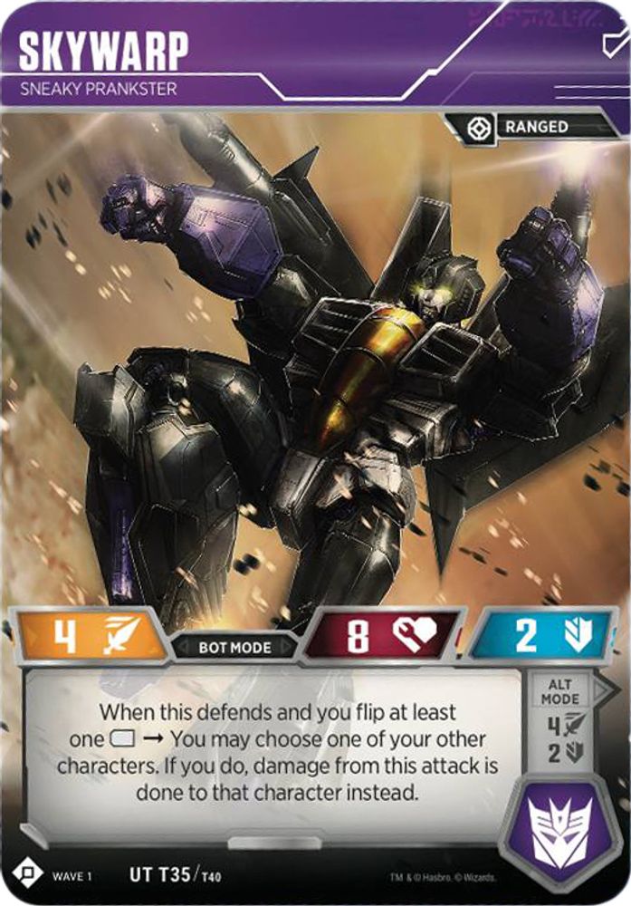 Skywarp - Sneaky Prankster, Foil, front