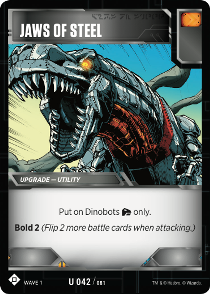 Jaws of Steel, Standard, front