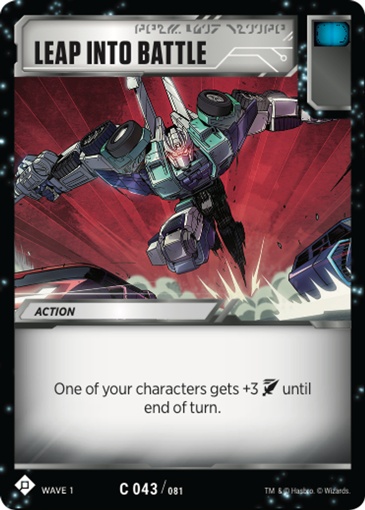 Leap into Battle, Standard, front